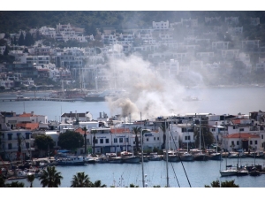 Bodrum’da Restoran Alev Alev Yandı
