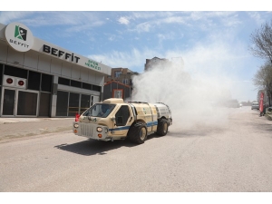 Bandırma’da Korona Virüse Karşı Kırkayaklı İlaçlama