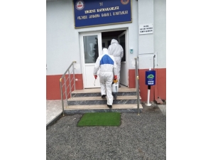 Ergene Belediyesi Dezenfekte Çalışmalarını Aralıksız Devam Ettiriyor