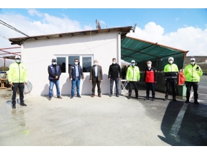 Başkan Güder’den Polis Güvenlik Noktasına Ziyaret