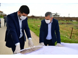 Başkan Çınar, Çevre Yolu Güzergahında İnceleme Yaptı