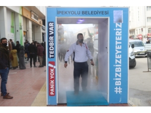 Van’da Dezenfeksiyon Kabinlerine Yoğun İlgi