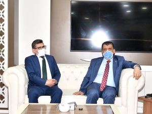 Başkan Gürkan’dan Müdür Dağdeviren’e Ziyaret