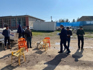 Samsat’ta Maskeler Ücretsiz Dağıtıldı