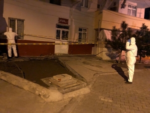 Kağızman’da Şüpheli Bina Karantinaya Alındı