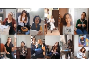 Fındıklılı Kadınlar Maske Yaparken Lazca Şarkı Söyleyip Klip Çekti