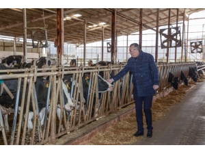 Başkan Özkan’dan Üreticilere Destek Ziyareti