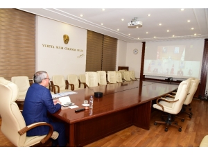 Vali Deniz Bakan Soylu’nun Video Konferans Toplantısına Katıldı