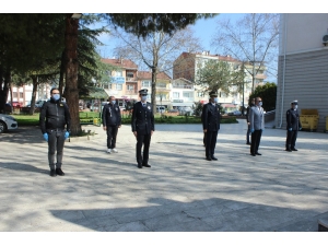 Türk Polis Teşkilatı 175 Yılı Münasebetiyle Çelenk Sunumu Yapıldı