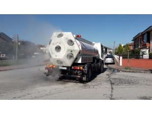 Serdivan’da 54 Kilometre Yol Dezenfekte Edildi