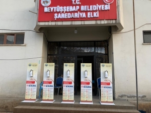 Beytüşşebap’ta Dezenfekte Noktaları Oluşturuldu