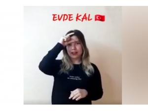 Paü Öğrencileri İşaret Diliyle ‘Evde Kal’ Dedi