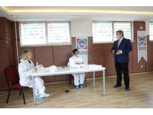 Melmek’te Maske Üretimi Başladı