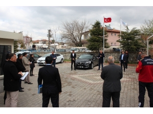 Yahşihan Belediyesi’nden Sosyal Mesafeli Müdürler Toplantısı