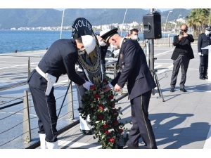 Marmaris’te Türk Polis Teşkilatının Kuruluşunun 175. Yılı Düzenlenen Törenle Kutlandı