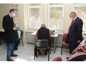 Yahyalı’da Maske Üretimine Başlandı