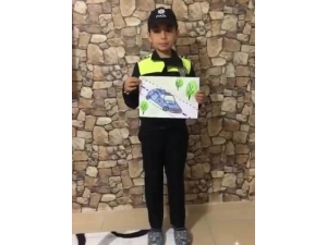 Gercüş Cumhuriyet İlkokulu Öğrencileri Polis Haftasını Unutmadı