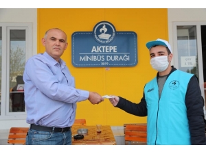 Pamukkale Belediyesi Vatandaşlara 200 Bine Yakın Ücretsiz Maske Dağıttı