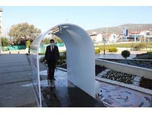 Körfez’e Mobil Dezenfeksiyon Tünelleri