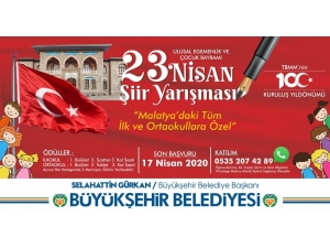 Büyükşehir Belediyesinden 23 Nisan Şiir Yarışması