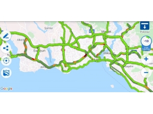 İstanbul’da Cuma Trafiğine Korona Etkisi