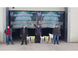Başkent’te Üreticiye Tohum Desteği