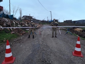 Siirt’te 9 Noktada Korona Virüs Nedeniyle Karantina Uygulaması Sürüyor