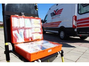 6 Ambulans Ve 2 Oksijen Kompresörü Arnavutluk Savunma Bakanlığına Teslim Edildi