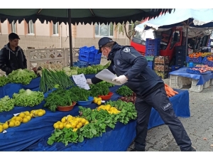 Kırklardeli’de Semt Pazarlarında Korona Virüs Denetimleri