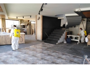 Toroslar’da Dezenfekte İşlemleri Sokağa Çıkma Yasağında Da Sürüyor