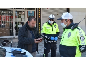 Sokağı Çıkma Yasağını Çiğneyen Motosikletli Alkollü Çıktı