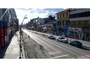 Erzurum’daki Sessizlik, Güvenlik Kameralarına Yansıdı