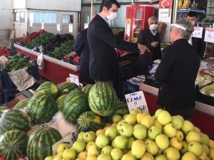 Gölbaşı Kaymakamı Köksal Gıda Denetimine Katıldı