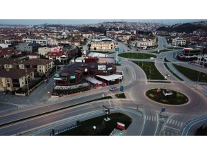 Serdivan Kafeler Caddesi Ve Çevresi Havadan Görüntülendi