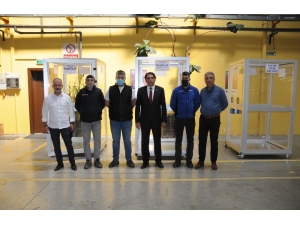 Korona Virüse Karşı Biyolojik Numune Kabini Yapıldı