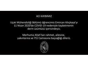 22 Yaşındaki İtü’lü Genç Korona Virüs Nedeniyle Hayatını Kaybetti