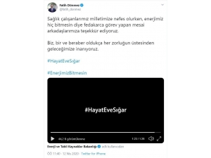 Bakan Dönmez, Sokağa Çıkma Yasağına Rağmen Çalışmak Zorunda Olanları Unutmadı