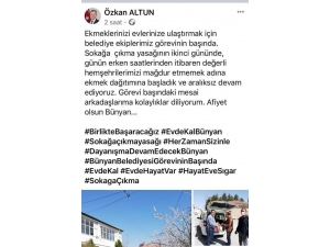 Başkan Altun, "Belediye Ekiplerimiz Görevinin Başında"