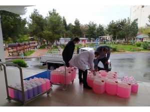 Batman Üniversitesinden Kamu Kuruluşlarına Sıvı Sabun Desteği