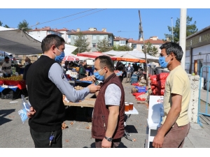 Halk Pazarlarında Covid-19 Tedbirleri Devam Ediyor