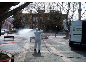 Osmangazi’de 1 Haftada 800 Kamu Binası Dezenfekte Edildi