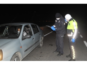 Samsun-sinop İl Sınırında Sıkı Denetim