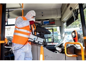Özel Halk Otobüslerinde Korona Temizliği