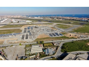 Atatürk Havalimanı’ndaki Hastanenin Zemin Betonu Dökülmeye Başlandı