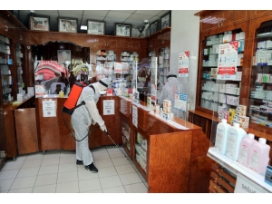 Van’daki Eczaneler Dezenfekte Edildi