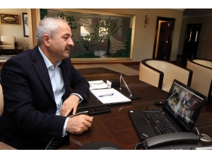 Başkan Büyükgöz’e Birim Müdürlerinden Online Brifing