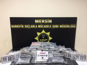 Mersin Limanı’nda 34 Kilo 795 Gram Kokain Ele Geçirildi