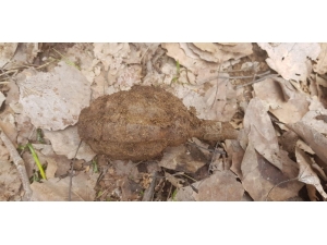 Bitlis’te Toprağa Gömülü El Bombası Ele Geçirildi