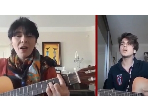 Bigalı Öğrencilerden Şarkılı ‘Evde Kal’ Mesajı