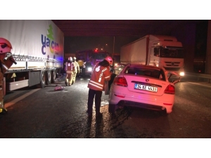 Tem’de Zincirleme Kaza: 1 Yaralı